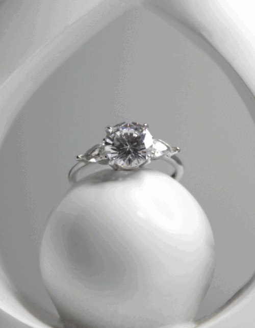 טבעת נשיקת הירח | כסף 925