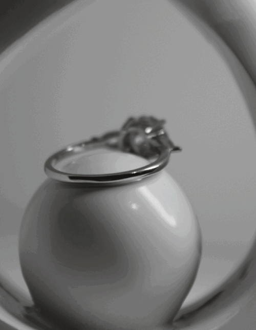 טבעת נשיקת הירח | כסף 925