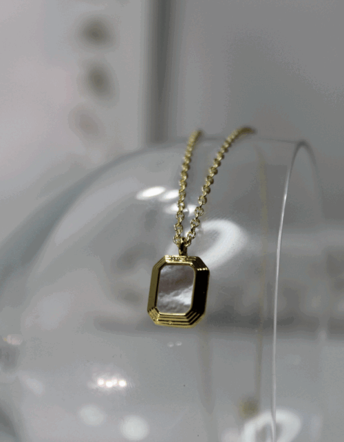 שרשרת אבן מרובעת | סטיינלס סטיל