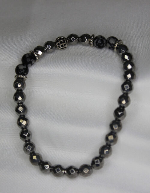 צמיד חרוזי המטייט ודוגמת שיש