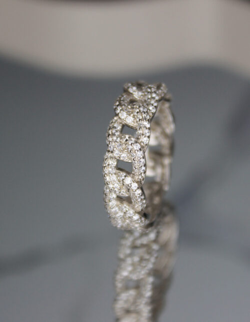 טבעת גורמט משובצת | כסף 925