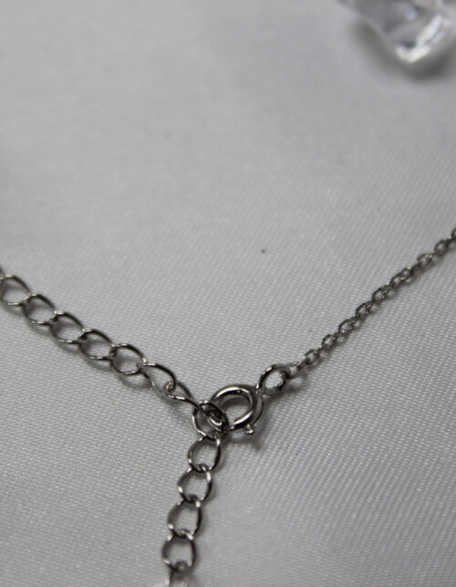 שרשרת פפיון משובץ | כסף 925