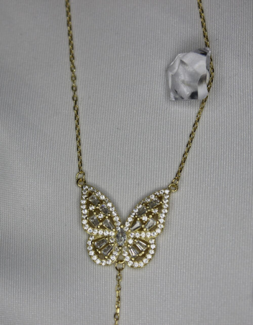 שרשרת פרפר עניבה | כסף 925