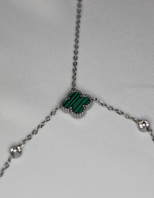 צמיד גאדי תלתן ירוק | סטיינסטיל