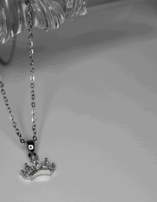 שרשרת כתר כסופה | סטיינלס סטיל