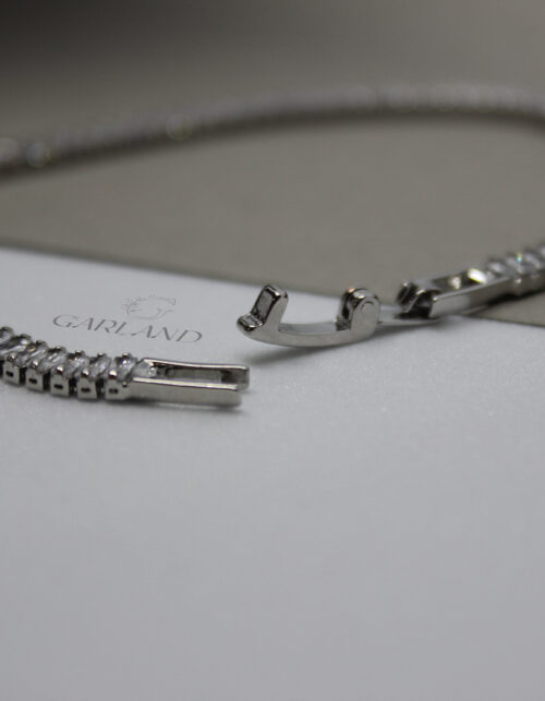 צמיד טניס מלבנים | סטיינלס סטיל