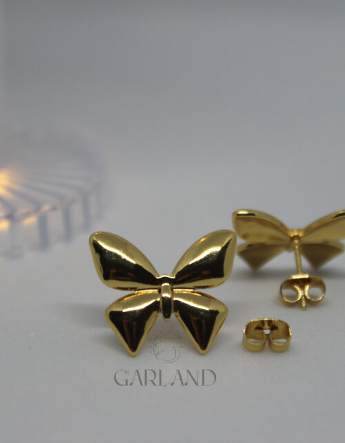 עגילי פפיון | סטיינלס סטיל