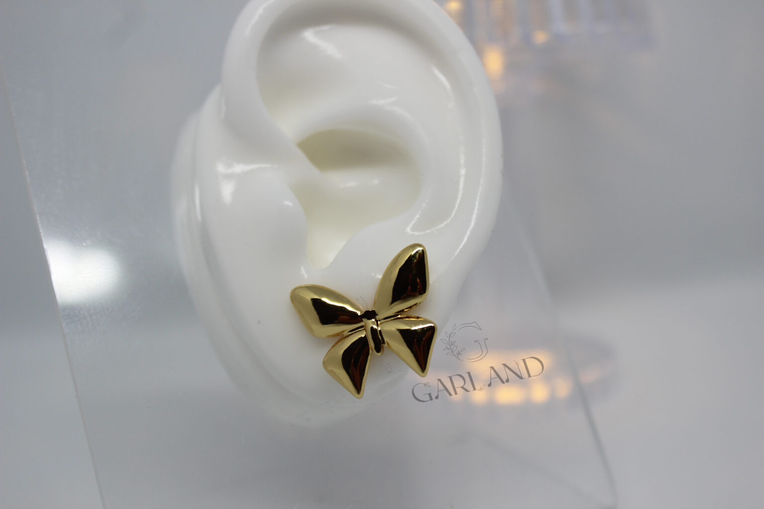 עגילי פפיון זהב 2