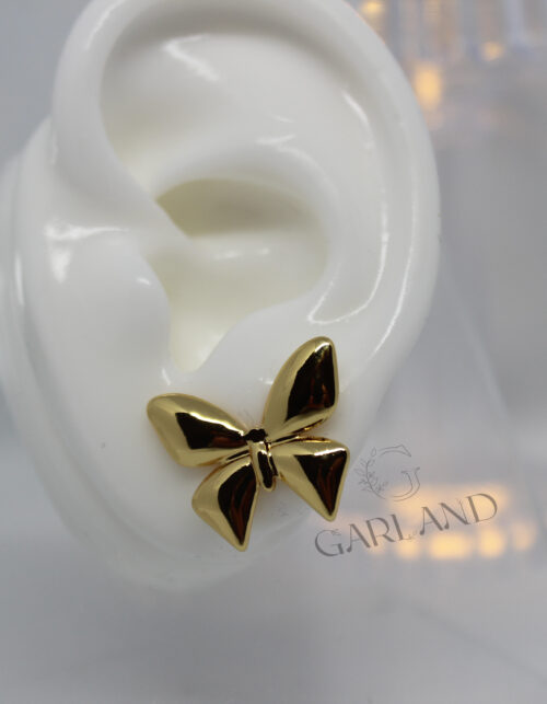 עגילי פפיון | סטיינלס סטיל