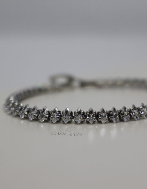 צמיד טניס מרקיז קטן | סטיינלס סטיל