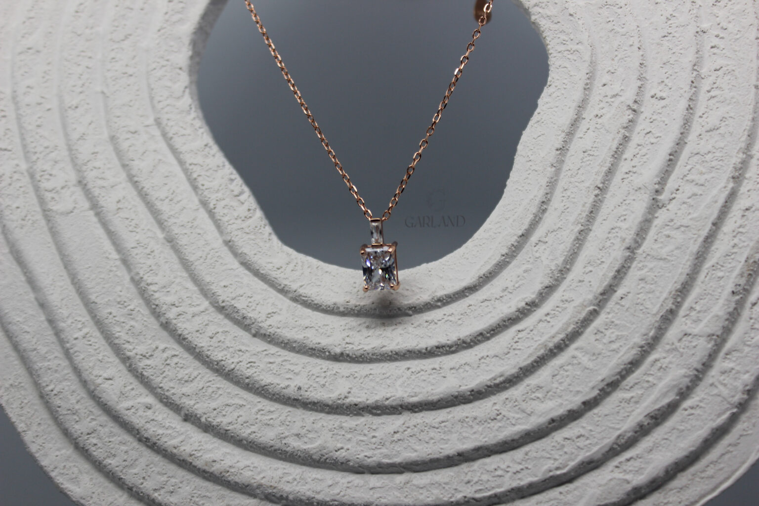 זירקון מלסני רוז גולד 925