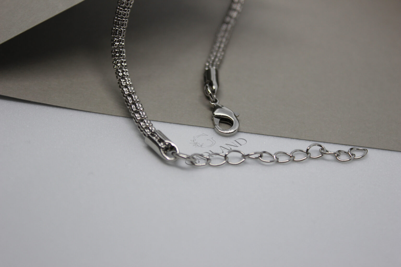 סוגר צמיד אייס סטיל כסוף