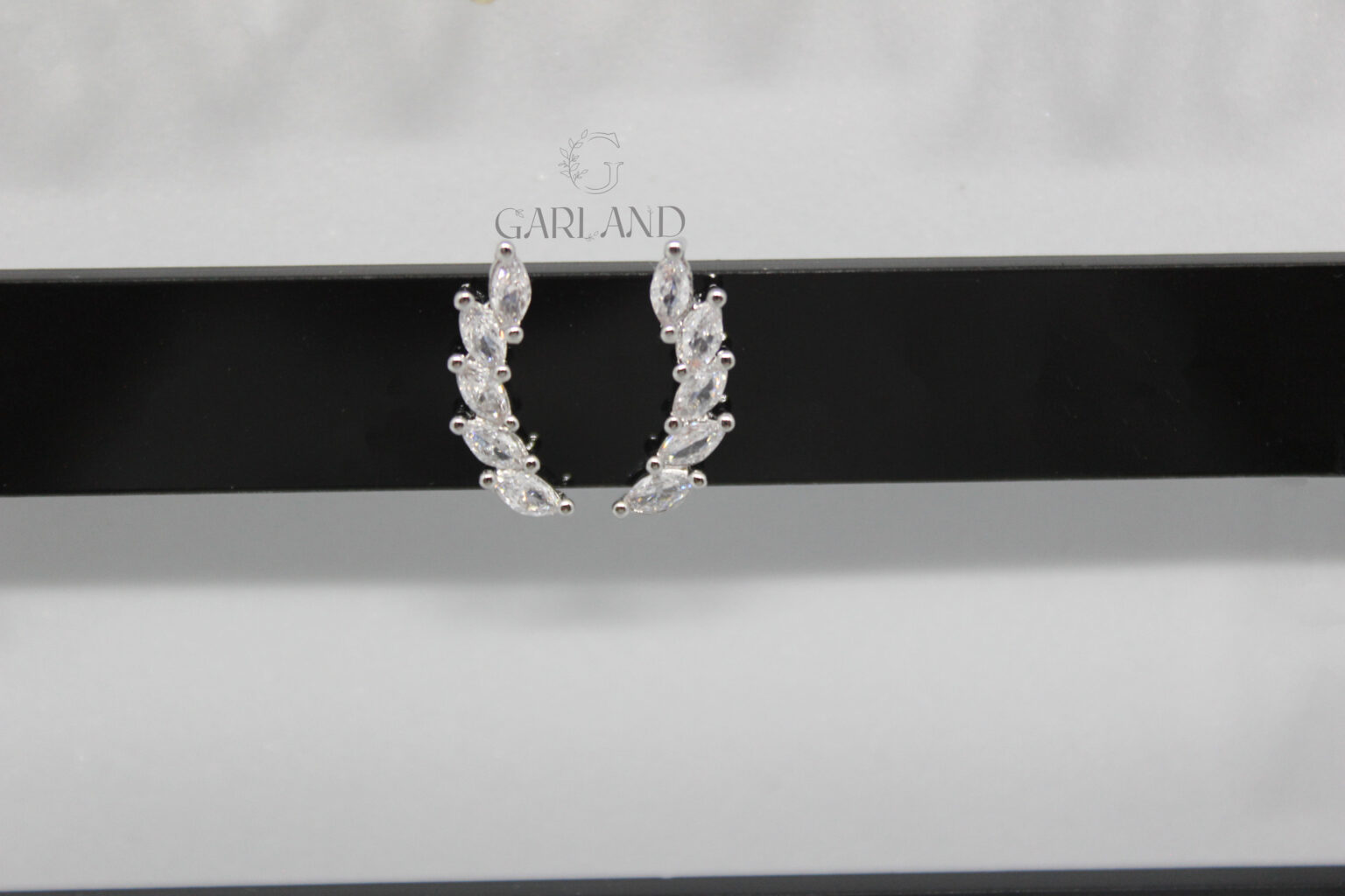 עגילי מניפה כסוף 3