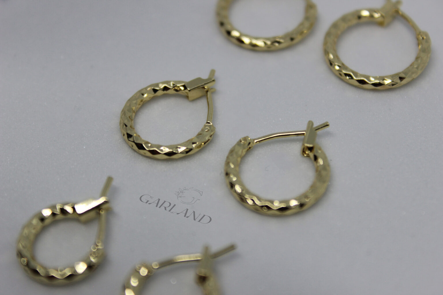 עגילי סט חישוק זהב 6