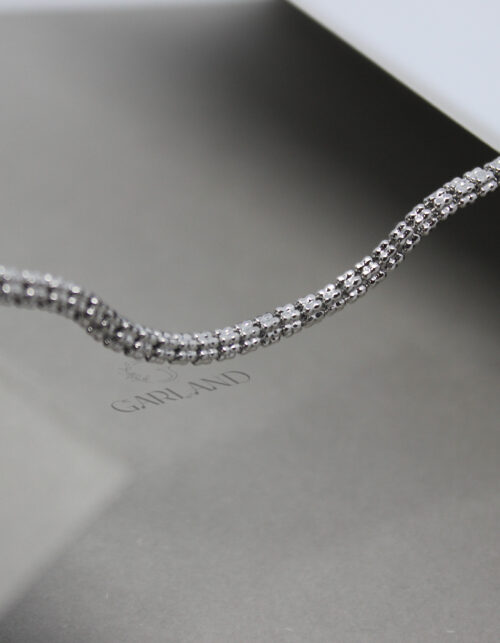 צמיד אייס שש שורות | סטיינלס סטיל