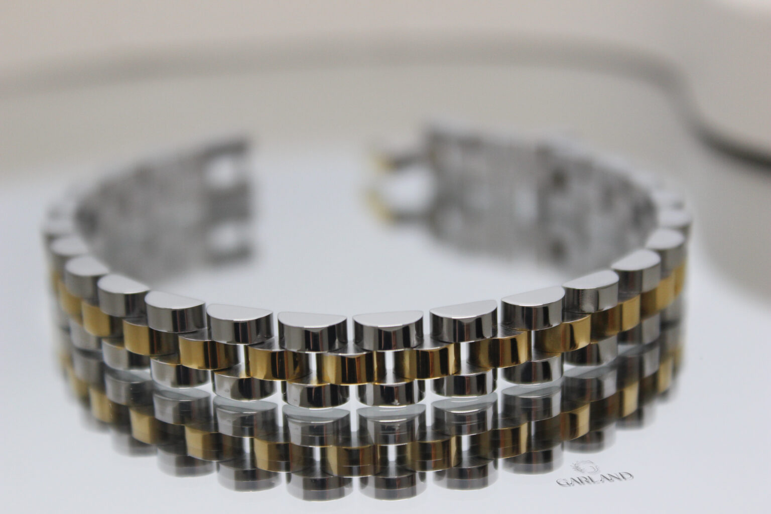 צמיד זהב כסף חוליות גבר סטיל