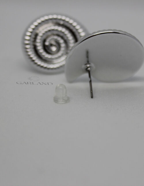 עגיל קונכייה | ציפוי כסף