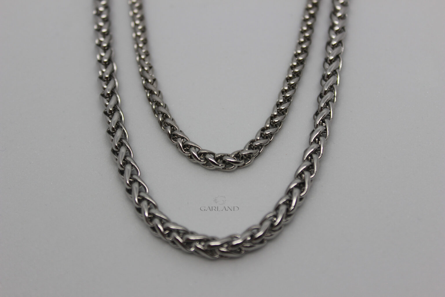 שרשררת חוליות דקה ועבה סטיל