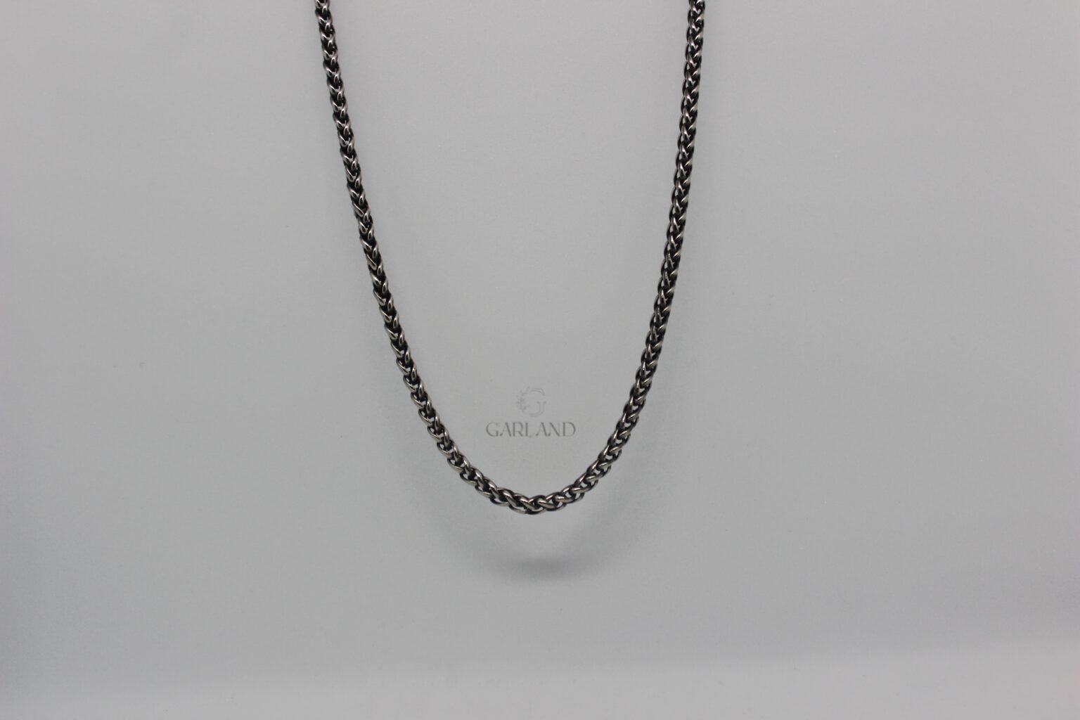 שרשרת חוליות מושחרת דקה סטיל 2