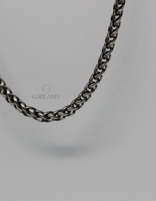 שרשרת חוליות מושחרת | סטיינלס סטיל