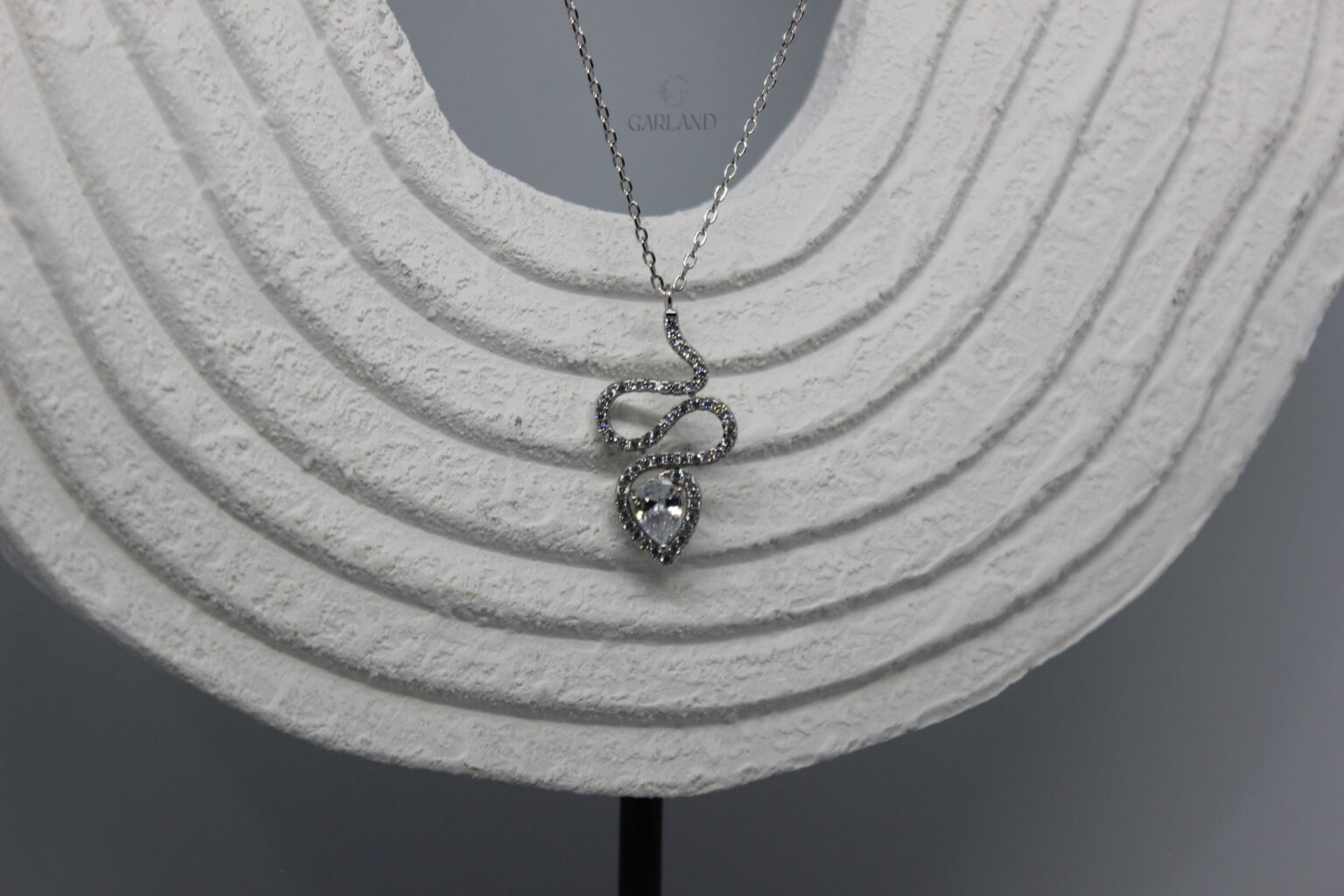 שרשרת נחש עם תליון כסף 925